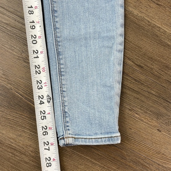 Hudson Women’s Mid Rise Natalie Ankle Skinny Jeans, distressed, size 25 - Picture 9 of 13